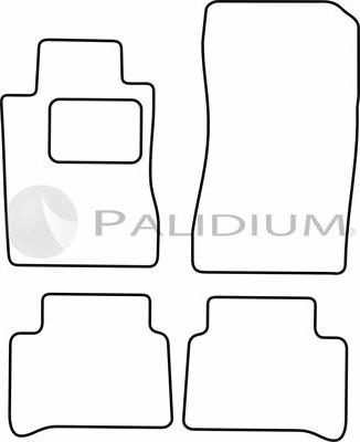 Ashuki PAL18-0948 - Комплект ковриков avtokuzovplus.com.ua