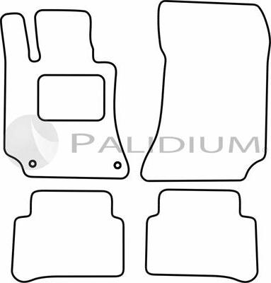 Ashuki PAL18-0955 - Комплект килимків autocars.com.ua