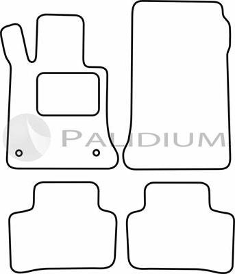 Ashuki PAL18-0964 - Комплект ковриков avtokuzovplus.com.ua