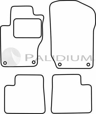 Ashuki PAL18-0968 - Комплект ковриков avtokuzovplus.com.ua