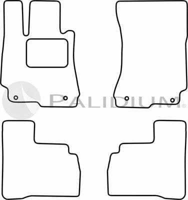 Ashuki PAL18-0976 - Комплект ковриков avtokuzovplus.com.ua