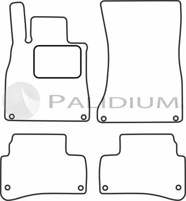 Ashuki PAL18-0977 - Комплект килимків autocars.com.ua