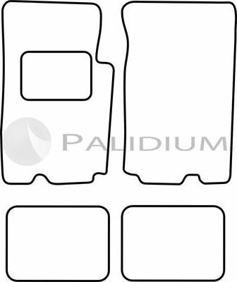 Ashuki PAL18-1041 - Комплект килимків autocars.com.ua