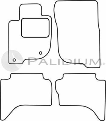 Ashuki PAL18-1050 - Комплект килимків autocars.com.ua