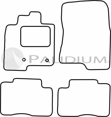 Ashuki PAL18-1070 - Комплект ковриков avtokuzovplus.com.ua