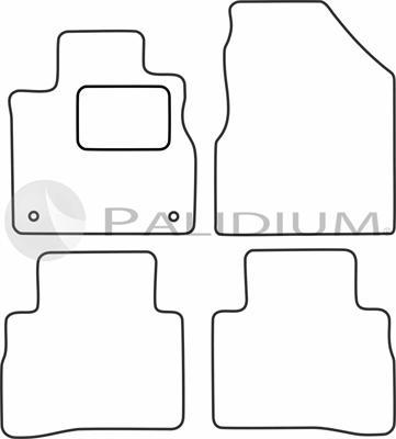 Ashuki PAL18-1117 - Комплект килимків autocars.com.ua