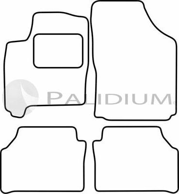 Ashuki PAL18-1204 - Комплект ковриков avtokuzovplus.com.ua