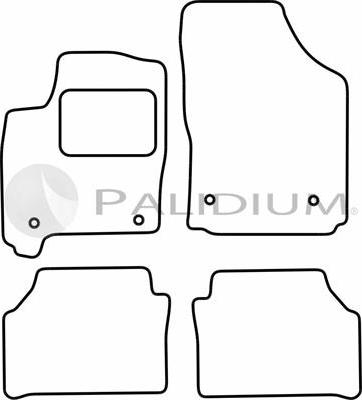 Ashuki PAL18-1205 - Комплект килимків autocars.com.ua