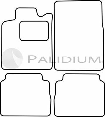 Ashuki PAL18-1214 - Комплект ковриков avtokuzovplus.com.ua