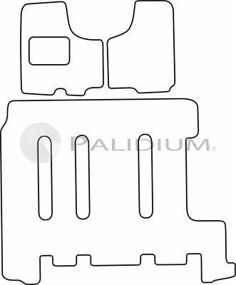 Ashuki PAL18-1232 - Комплект килимків autocars.com.ua