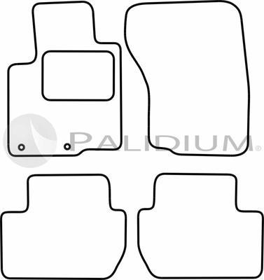 Ashuki PAL18-6285 - Комплект ковриков avtokuzovplus.com.ua