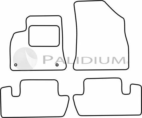 Ashuki PAL18-1290 - Комплект килимків autocars.com.ua