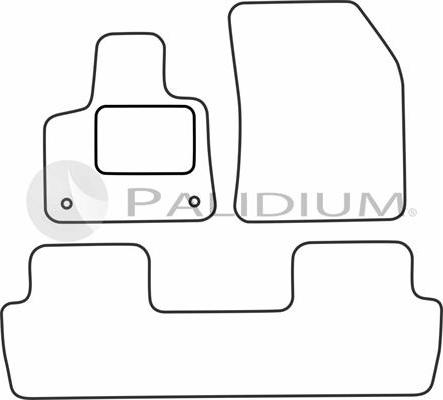 Ashuki PAL18-1291 - Комплект килимків autocars.com.ua