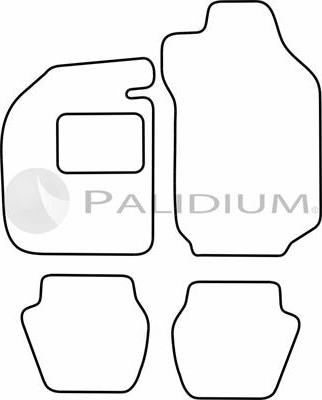 Ashuki PAL18-1338 - Комплект килимків autocars.com.ua