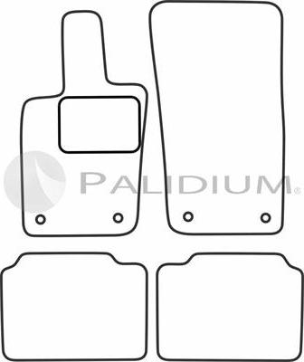 Ashuki PAL18-1368 - Комплект килимків autocars.com.ua