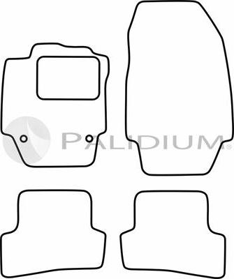 Ashuki PAL18-1378 - Комплект килимків autocars.com.ua