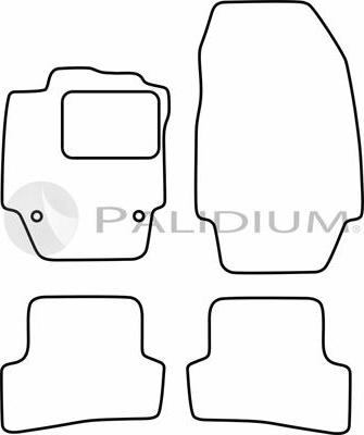 Ashuki PAL18-1379 - Комплект килимків autocars.com.ua