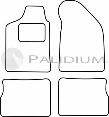 Ashuki PAL18-1381 - Комплект килимків autocars.com.ua