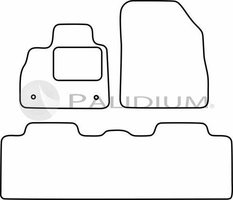 Ashuki PAL18-1397 - Комплект ковриков avtokuzovplus.com.ua