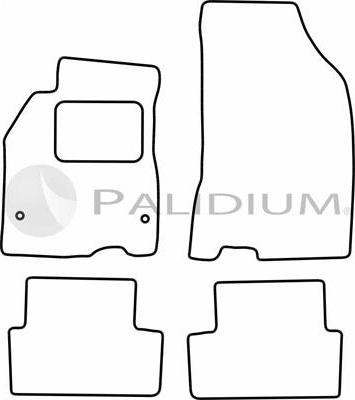 Ashuki PAL18-1399 - Комплект килимків autocars.com.ua