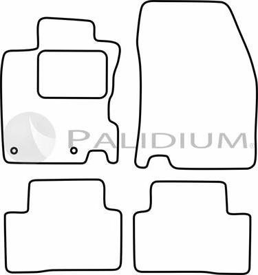 Ashuki PAL18-1408 - Комплект ковриков avtokuzovplus.com.ua