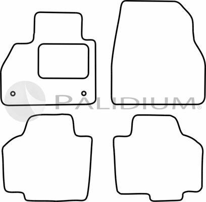 Ashuki PAL18-1411 - Комплект килимків autocars.com.ua