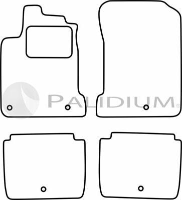 Ashuki PAL18-1420 - Комплект килимків autocars.com.ua