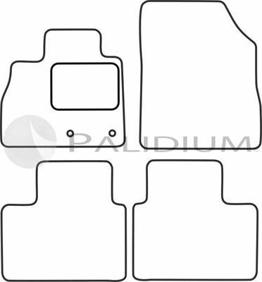 Ashuki PAL18-1448 - Комплект килимків autocars.com.ua