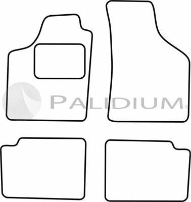 Ashuki PAL18-1465 - Комплект килимків autocars.com.ua