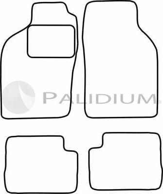 Ashuki PAL18-1489 - Комплект килимків autocars.com.ua