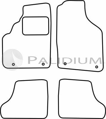 Ashuki PAL18-1492 - Комплект ковриков avtokuzovplus.com.ua