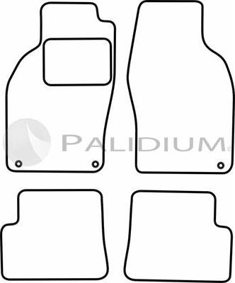 Ashuki PAL18-1495 - Комплект килимків autocars.com.ua