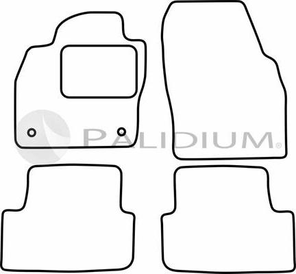 Ashuki PAL18-1530 - Комплект килимків autocars.com.ua