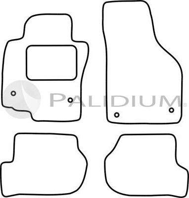 Ashuki PAL18-1534 - Комплект килимків autocars.com.ua