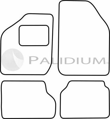 Ashuki PAL18-6538 - Комплект ковриков autodnr.net