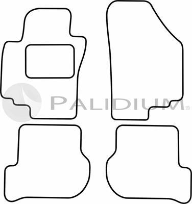 Ashuki PAL18-1544 - Комплект килимків autocars.com.ua