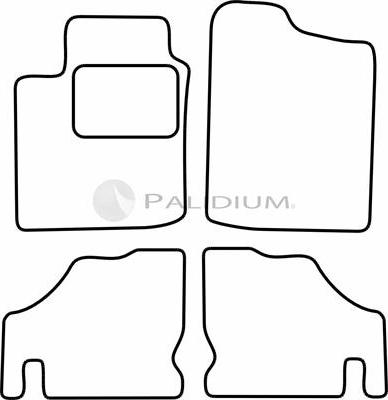 Ashuki PAL18-1622 - Комплект килимків autocars.com.ua