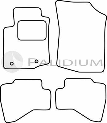 Ashuki PAL18-1677 - Комплект килимків autocars.com.ua