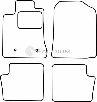 Ashuki PAL18-6692 - Комплект ковриков avtokuzovplus.com.ua