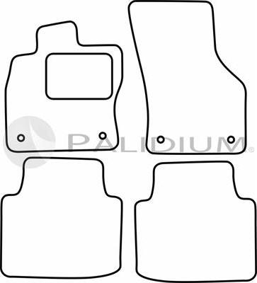 Ashuki PAL18-1779 - Комплект килимків autocars.com.ua