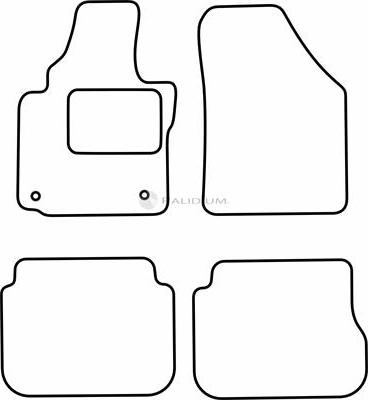 Ashuki PAL18-1785 - Комплект ковриков avtokuzovplus.com.ua