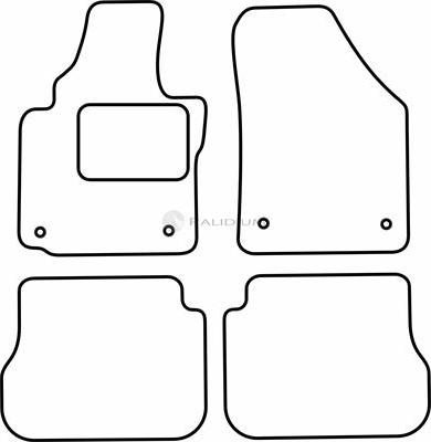 Ashuki PAL18-1790 - Комплект ковриков avtokuzovplus.com.ua