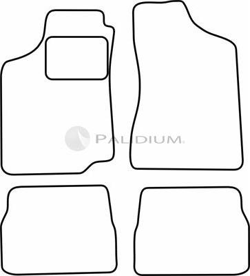 Ashuki PAL18-1822 - Комплект килимків autocars.com.ua