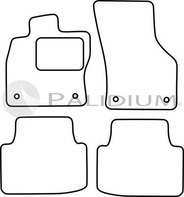 Ashuki PAL18-1828 - Комплект килимків autocars.com.ua