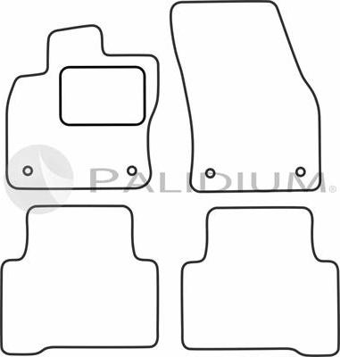 Ashuki PAL18-1854 - Комплект килимків autocars.com.ua