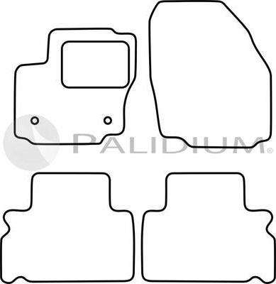 Ashuki PAL18-5490 - Комплект килимків autocars.com.ua