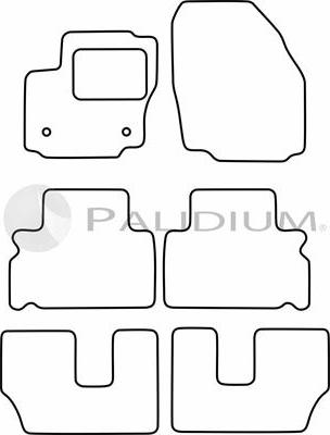 Ashuki PAL18-5491 - Комплект килимків autocars.com.ua