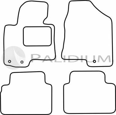 Ashuki PAL18-5787 - Комплект ковриков avtokuzovplus.com.ua