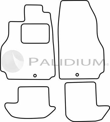 Ashuki PAL18-6098 - Комплект килимків autocars.com.ua