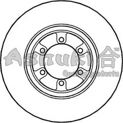 Ashuki Y089-30 - Тормозной диск autodnr.net